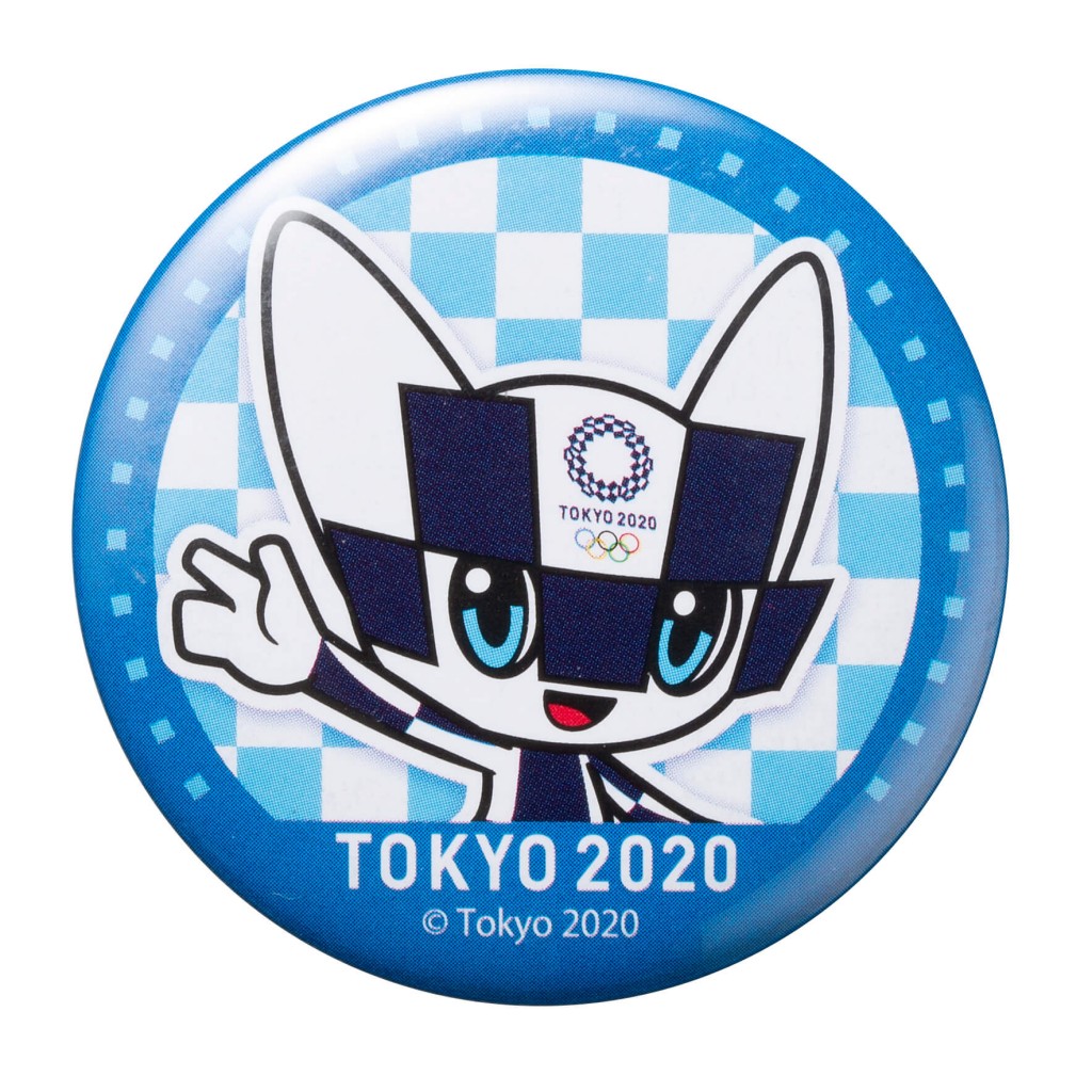 東京2020オリンピックマスコット ミライトワ缶バッジ４個セット 